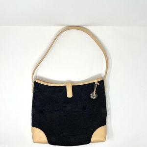 The Sak 90’s Style Knot Chord Bag with Leather Accents
